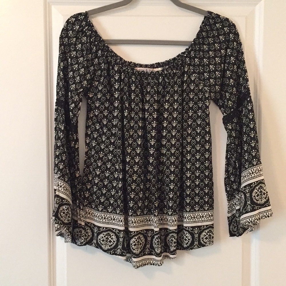 Black and White Shirt